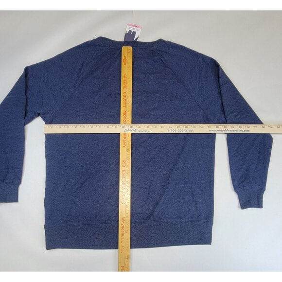 Wildfox  Sweatshirt "Good Vibes" Blue Rainbow Womens Small New with Tags - Picture 8 of 8